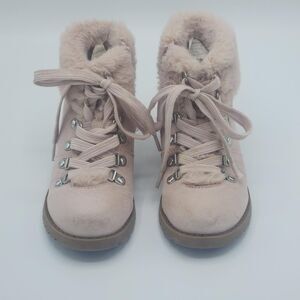 Calistoga Toddler Sz 12 Faux Fur-Lined Pink Fall/Winter Boots